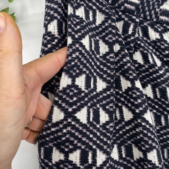 Reiss Nineteen Seventy One Goa High Tapered Pants Modern Lyocell Printed Multi S - Picture 7 of 13